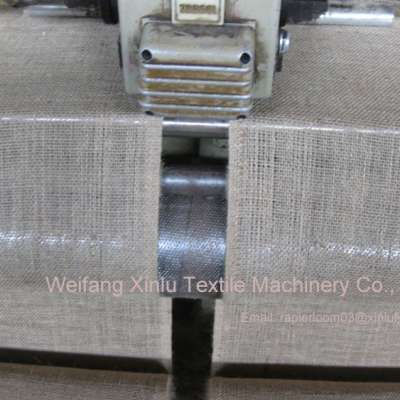 double weft jute fabric weaving machine  jute rapier loom price